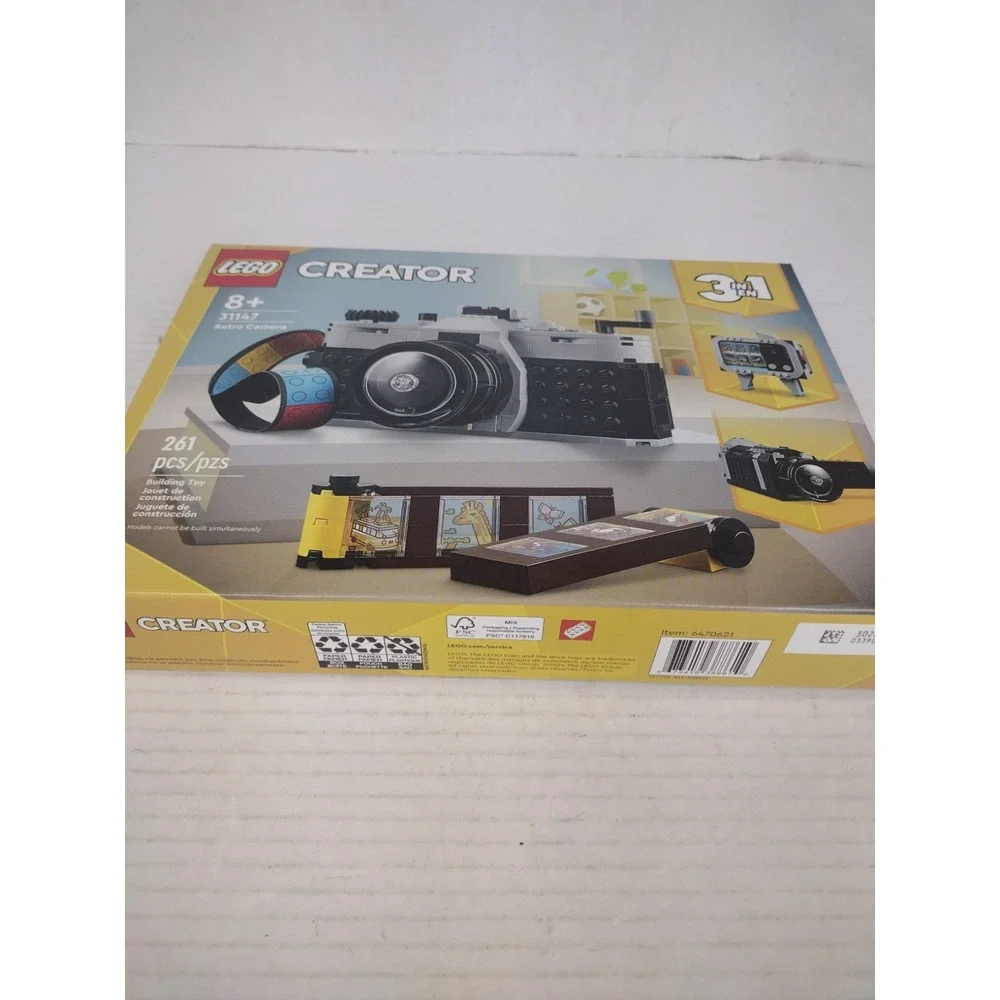 LEGO 31147 CREATOR 3 in 1 Retro Camera 261 pcs. Brand New